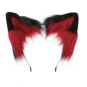 Watreketal Serre Tete,Serre-tête oreilles de chat Cosplay Femme Étudiants Carnavals Personnage d'anime Serre-tête oreilles de chat Serre-têtes en peluche Cerceau de cheveux de Noël (Xuanlang Trading, neuf)