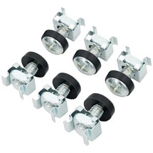 BIGtec &ndash; Kit de Montage &ndash; vis de Racks, &eacute;crous &agrave; Cage et de Montage &ndash; M6 &ndash; pour armoires et Racks de serveurs r&eacute;seau 10" et 19" 20&acute;ER Pack Lot de 20 &eacute;crous Cage (lets-sell!!, neuf)