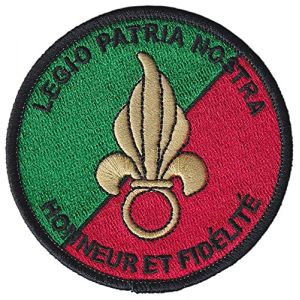 609D - Ecusson Patch Brodé Thermocollant - Diamètre 8 cm - Légion Etrangère Militaire Armée (MAXIMUM PATCHES, neuf)