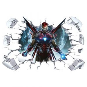 Stickers Muraux Spiderman Affiche 3D Homme Chauve-Souris Ultime Sticker Mural Sticker Mural Spiderman Stickers Muraux Enfants (YiYaO, neuf)