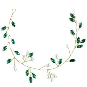 PACKOVE Vigne De Cheveux De Mariage Avec Perles Et Vigne De Cheveux Pour Mari&eacute;e Accessoires De Coiffure Pour F&ecirc;te (Spring TU, neuf)