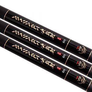 AYKANING Canne &agrave; P&ecirc;Che,Canne A Peche Au Coup 8m / 9m / 10m / 11m / 12m / 13m Frais d'alimentation d'eau Frais Tige de p&ecirc;che t&eacute;lescopique Fibre de p&ecirc;che Rod de p&ecirc;che Rod(8m and Tips Gifts) (shanxiruibunashangmaoyouxiangongsi, neuf)