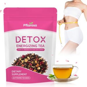 Th&eacute; D&eacute;tox pour Maigrir &ndash; Cure 28 Jours | Tisane D&eacute;tox Minceur avec Camellia, Pissenlit & P&eacute;tales de Rose &ndash; Nettoyage Naturel & Soutien Digestif (shilimu, neuf)