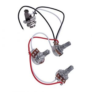 Faisceau de câblage pré-câblé avec pots A500k B500k pour guitare basse JB Jazz (szzijia, neuf)