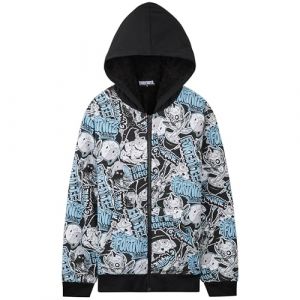 Fortnite Sweat a Capuche Gar&ccedil;on et Ado 7-16 Ans, Sweat Zipp&eacute; Polaire, Chaud Sweatshirt, Hoodie Gaming Cosy, Id&eacute;e Cadeau Gamer (15-16 Ans, Multi) (Get Trend., neuf)