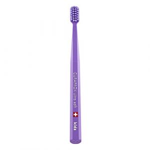 Brosse à dents Curaprox CS Kids – Pour enfants de 4 à 12 ans | Nettoyage ultra-doux | 5 500 filaments Curen® | Emballage individuel | Violet (Curaprox Switzerland, neuf)