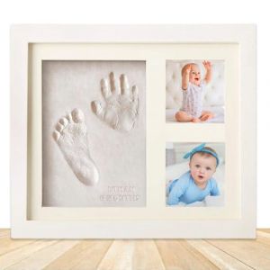 Vaileal Kit d'empreintes de pied et de main de bébé - Kit d'empreintes de pieds de bébé en plâtre - Pour nouveau-né - Empreinte de pied de bébé - Kit d'empreintes de pieds pour nouveau-né - Kit (HQ SHENG LIMITED, neuf)