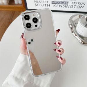 ZTOFERA Coque pour iPhone 14 Pro Max, Etui Miroir de Luxe Clair Brillant Souple TPU et Rigide PC Mince, Objectif de Caméra Complet de Protection Anti-Rayure pour iPhone 14 Pro Max 6,7" - Transparent (zongTop, neuf)