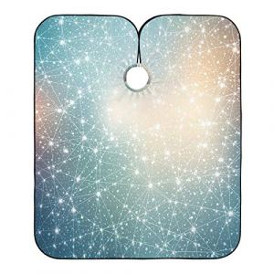 Constellation Lumineuse Robe De Coiffure Anti-Taches Peignoir Coiffure Accessoires Blouse Coiffeur Pour Salon Barbiers Coiffeurs 140X168Cm (guangzhouhongchenmaoyishanghanggerenduzi, neuf)