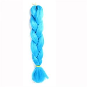 LYVQZPWLRla mode synthétique, Extensions de cheveux synthétiques tressés de 61 cm for femmes, coiffures à faire soi-même, jaune, orange, blond(66) (KanHuaDeY, neuf)