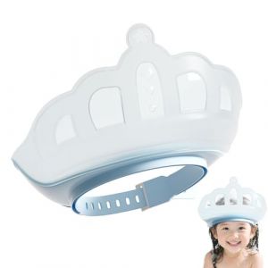 Dranng Bonnet de Bain pour | Bonnet Visi&egrave;re de Bain pour B&eacute;b&eacute; avec Shampoing | Visi&egrave;re Imperm&eacute;able Ajustable Protection Yeux et Oreilles pour Famille (dranng, neuf)