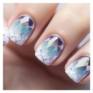 Faux Ongles Lot de 24 faux ongles tendance &agrave; pression, t&ecirc;te carr&eacute;e courte, motif l&eacute;opard vert, couverture compl&egrave;te(Color43) (chenzhiying5188, neuf)