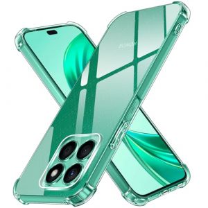 ivoler Coque pour Honor X8b, Ultra Transparent &Eacute;tui de Protection en Silicone Antichoc avec Coins Renforc&eacute;s, Clair Mince Souple TPU Bumper Housse (AYRmall-AMFR, neuf)