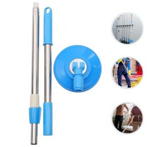 EHOTER Balai Serpill&egrave;re Rotatif &agrave; 360 Degr&eacute;s pour Balai &agrave; Franges Rotatif, sans P&eacute;dale Accessoires De Nettoyage Vadrouille (Bleu) (EHOTER D&eacute;cor, neuf)