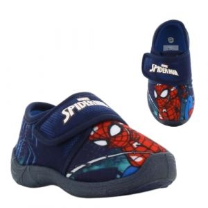 Leomil SPIDERMAN Chaussons chauds pour enfant garçon avec motif Avengers Spidey, bleu marine, 31 EU (Leomil NV, neuf)