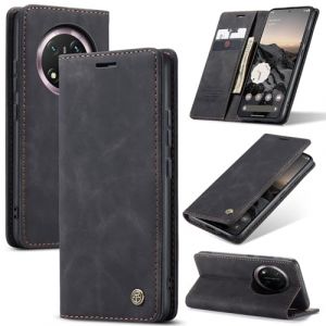 Cracedily Coque pour Honor Magic 7 Lite Pochette, Etui Protection Housse Premium en Cuir PU, Etui à Rabat Pochette de Portefeuille Étui pour Magic 7 Lite Case, Noir (Cracedily, neuf)