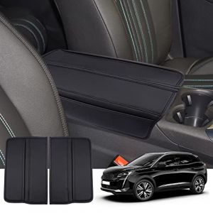 Ruiya Compatible avec Peugeot 3008 5008 2017-2023 508GT 508SW Housse d'accoudoir central, Couvercle de boîte d'accoudoir 5008 Accessoire Étui de Protection Console centrale Protection d'accoudoir (YEEP IN, neuf)