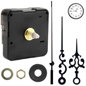 Tomedeks Mouvement d'Horloge à Quartz Silencieux, Mécanisme Horloge à Pile Légères et Durables, Remplacement de Mécanisme Horloge Murale pour Réparation de Décoration d'IntérieurHôtelRestaurant (Tomedeks-FR, neuf)