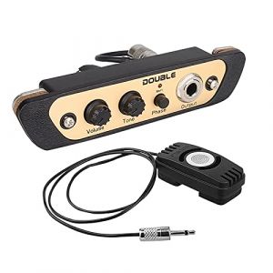 CHOYUE CJ01L Cajon Box Drum Preamp Pickup Musical Instrument Pickup avec Micro 1/4 Pouce Jack (CHAOLIMEI, neuf)