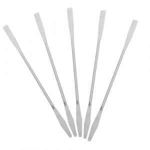 SKISUNO 5 pi&egrave;ces Spatule Cosm&eacute;tique Acier Inoxydable pour M&eacute;lange de Fond de Teint et Maquillage Outil Mixeur Multifonctionnel et Facile &agrave; Nettoyer (Kostowmer, neuf)