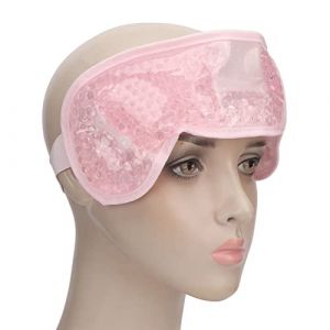 Migraine Gel Ice Wrap, Migraine Gel Ice Pack, Migraine Ice Pack Bandeau avec Perles de Gel Réduction de la Douleur Compresses Chaudes ou Froides Migraine Ice Wrap pour Maux de (salmueu, neuf)