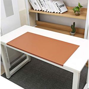 SK Studio sous-Mains Bureau en Cuir PU, Tapis de Souris Grand Imperméable, Antidérapant Verrouillage du Bord, pour Ordinateurs et Ordinateurs Portables Marron 90x40cm (iRich U EU, neuf)