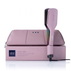 ghd - Lisseur séchant ghd Duet Style - Lisseur Séchant 2-en-1 (Rose) - Sèche et lisse en simultané sans dommage, ni frisottis - Idéal tous types de cheveux. S'utilise sur cheveux mouillés (Peyrouse Hair Shop, neuf)