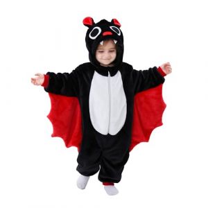 Doladola Combinaisons B&eacute;b&eacute; Animal Onesie pyjama d&eacute;guisement halloween (3-4 ans,Chauve - souris) (Doladola-FR, neuf)