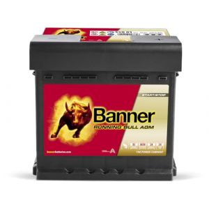 Banner 55001 AGM Running Bull Batterie de voiture 12 V 50 Ah 540 A (MyBattery, neuf)
