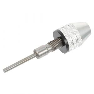 Alipis Adaptateur de Mandrin de Perceuse 3 MM Mini Mandrin de Conversion pour Micro-Perceuse Alliage d'Aluminium Diam&egrave;tre de Tige 03-34 MM Outil de Forage Polyvalent pour Garage (RrrLee, neuf)