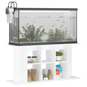 Tomostar Support pour Aquarium, Meuble pour Aquarium Meuble de Base Table d'aquarium blanc 120x40x60 cm bois d'ingénierie (Tomostar, neuf)