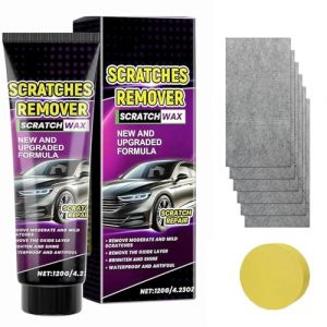 Kit R&eacute;paration Rayures Voiture 120g, 2025 New Polish Efface Rayures Carrosserie, P&acirc;te R&eacute;paratrice Rayures Auto (Deppr, neuf)