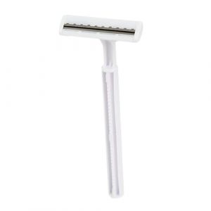 Rasoir &agrave; main de voyage - Tondeuse &agrave; barbe manuelle portable pour homme - Rasoir &agrave; main portable - Rasoir de voyage r&eacute;utilisable - Soin des poils du visage pour homme - Soin du menton et de la barbe (asfryajeoi, neuf)