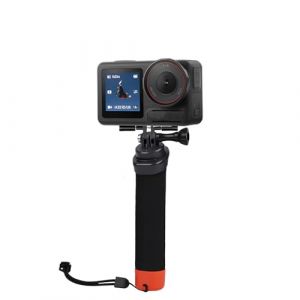 Poign&eacute;e Flottante pour Cam&eacute;ra Sport, plong&eacute;e sous-Marine Etanche Handler avec Dragonne et Corde &eacute;lastique Anti-Perte pour Go Pro Hero 13/12/11/10/9/8/7/6 insta360 DJI Osmo et Autres cam&eacute;ras d'action (FengShuL, neuf)