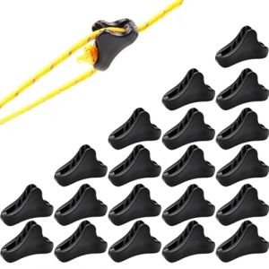 20 pcs Ressorts de Tension pour Tente de Camping de Tente Tendeur Voile Ombrage Ressort Voile D'ombrage Tendeur Ressort Boucles &agrave; Ressort pour Tentes Auvents Camping (CHANGWEI UKSTORE, neuf)