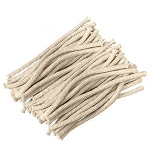 Pamtns M&egrave;che de Lampe 50 Pi&egrave;ces Meche Lampe a Petrole M&egrave;che de Remplacement en Coton M&egrave;che de Lampe &agrave; Huile M&egrave;che Tress&eacute;e en Coton M&egrave;ches de Rechange Lanterne pour Lampe &agrave; Petrole (Pamtns, neuf)