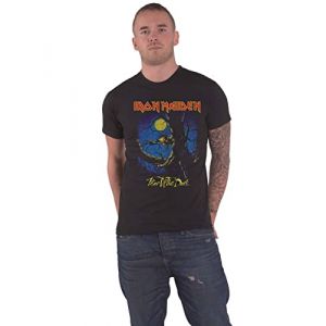Iron Maiden T Shirt Fear of The Dark Moonlight Band Logo Nouveau Officiel Homme Size XL (Grindstore, neuf)