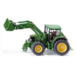 siku 3652 &ndash; Tracteur John Deere avec chargeur frontal, 1:32, M&eacute;tal/Plastique, Vert, Chargeur frontal mobile, Cabine de conduite amovible (MB-Fahrrad-DE |  Der E-Bike und Fahrrad Profi Shop, neuf)