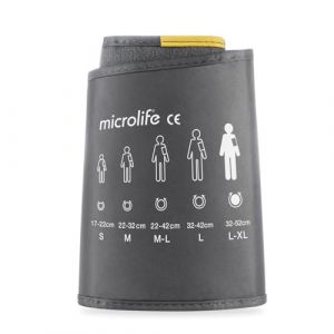 Microlife - Brassard Conique Souple Taille L-XL (Bras 32-52cm) - Lavable, Confortable, Facile à Utiliser, Compatible Tensiomètres Microlife, Garantie 2 ans (Microlife France, neuf)