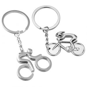 SLAXJNE Pack De 2 Porte-Clés De Vélo, Mini Porte-Clés, Porte-Clés En Métal, Porte-Clés Créatifs, Pendentif De Sac À Dos De Vélo, Porte-Clés Personnalisés (KE HONG LTD, neuf)