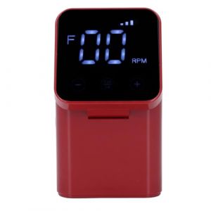 Generic Machine à Forte à Ongles 2 Po 1, Fichier de Ongles électrique 0-35000 Tr / Min avec Tasse Creuse pour le Salon de Manchons (rouge) (vrupin eu, neuf)