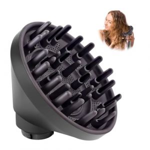 Diffuseur pour Dyson Airwrap, diffuseur de sèche-cheveux pour Dyson Airwrap HS05 HS03 HS01, buse de diffuseur améliorée pour Dyson pour coiffeur Airwrap (gris) (Imuounl, neuf)