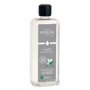 MAISON BERGER &ndash; Recharge Lampe Berger Anti-Moustique 1 Litre &ndash; sans Parfum &ndash; Protection Anti-Insectes &ndash; Neutralisation des odeurs &ndash; Fabriqu&eacute; en France (Maison Berger, neuf)