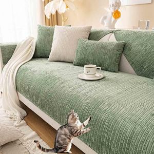 YWQJL Housse Canapé d'angle,Couvre Canapé d'angle 4/3/2/1 Places Couvre Canapé 1 Piece,Antidérapante avec Accoudoirs Housse de Canapé Couverture De Canapé en Forme De L,D-70x70cm (gaofenlong, neuf)