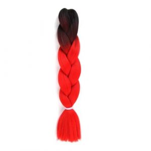 LYVQZPWLRla mode synthétique, Extensions de cheveux synthétiques tressés de 61 cm for femmes, coiffures à faire soi-même, jaune, orange, blond(M1) (KanHuaDeY, neuf)