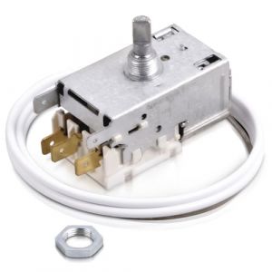 Thermostat de rechange pour r&eacute;frig&eacute;rateur AEG Zanussi avec compartiment cong&eacute;lateur - Pi&egrave;ces de rechange pour 226214101/9 K57-L5807 Juno Privileg Blomberg Alno (vioks-de, neuf)