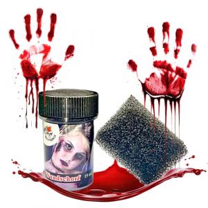 KING OF HALLOWEEN.DE plaie croûte de Sang 15ml Zombie Vampire Faux Sang Halloween, Carnaval, Carnaval Halloween Maquillage Zombie Maquillage Sang (Leo Versand, neuf)