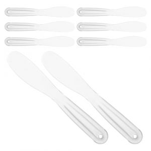 HAMPPLIES 8 Pi&egrave;ces outils d'application de maquillage Applicateur de masque facial Transparent (Chfaan, neuf)