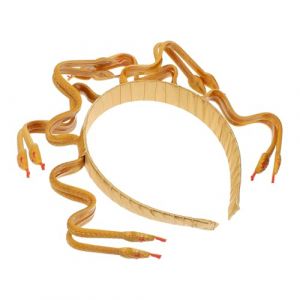 jojofuny D&eacute;guisement M&eacute;duse Coiffe T&ecirc;te Serpent Cosplay Accessoire Soir&eacute;e Halloween D&eacute;guisement M&eacute;duse Coiffe T&ecirc;te Serpent Cosplay Accessoire Soir&eacute;e Halloween (Merlun, neuf)