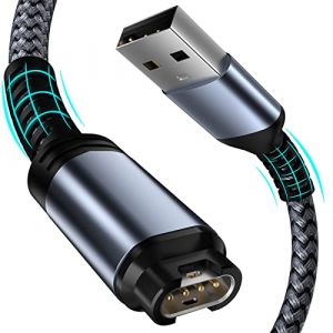 1.2M Chargeur C&acirc;ble pour Garmin Fenix 7 7S 7X 6 6S 6X Pro 5 5S 5X Plus Forerunner 935 945 45 45S 245 Vivoactive 3 4 4S Approach S60 S10 S40 S62 Venu 2 2 Plus 2S Instinct Vivomove Vivosport Quatix Epix (iMangoo FR, neuf)